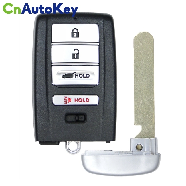 CN003125 For 2014 - 2018 Acura MDX 4 Button Smart Key Driver 2 Fcc KR5V1X Pn 72147-TZ5-A11