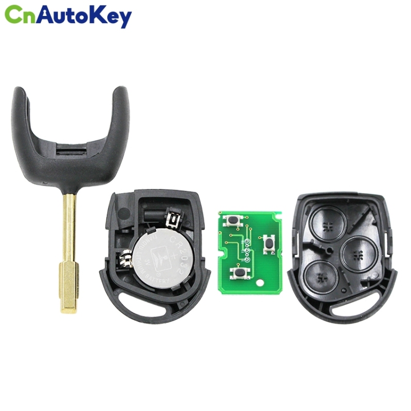 CN018008 3 Button Remote Key Fob 315MHz 4D63 Chip Car Key for Ford Transit Connect 2010-2013 with FO21 Blade,FCC: KR55WK47899
