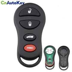 CN015015 for Chrysler 3+1 button Remote Set(USA) 315MHZ FCC ID GQ43VT9T