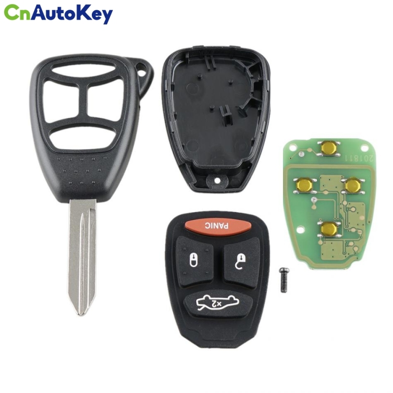 CN015021 For Chrysler JEEP DODGE 3+1 button Remote Key 315Mhz FCC ID KOBDT04A