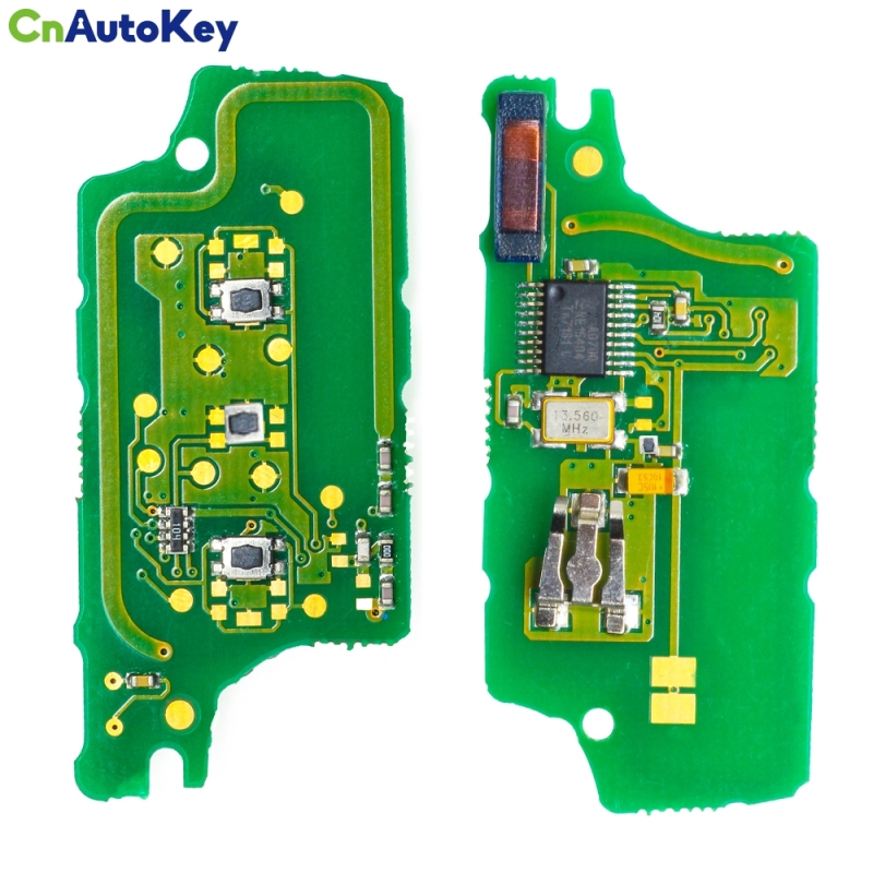 CN009002 for Peugeot 307 308 408 Remote Key 3 Button 433MHz CE0536 2011-2013 FSK