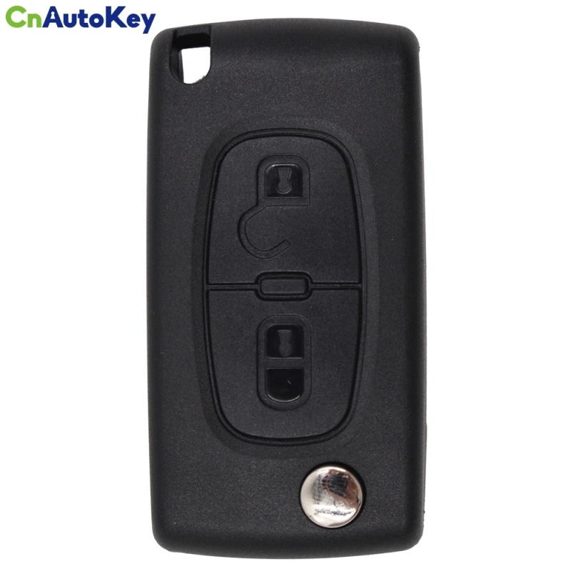 CN016030  For Citroen Sega Flip Remote Key 2 Button ID46 433MHZ