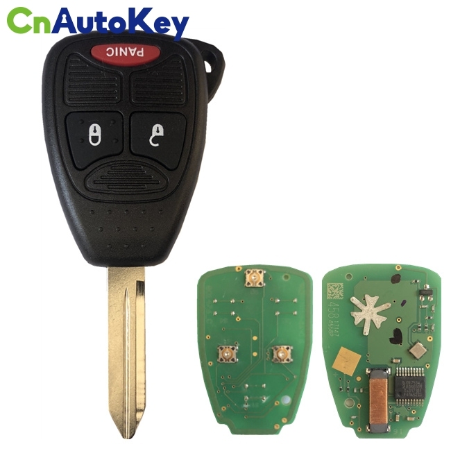 CN015058 2004 - 2016 Chrysler, Dodge, Jeep 3 Button Remote Head Key - OHT692427AA OHT692713AA