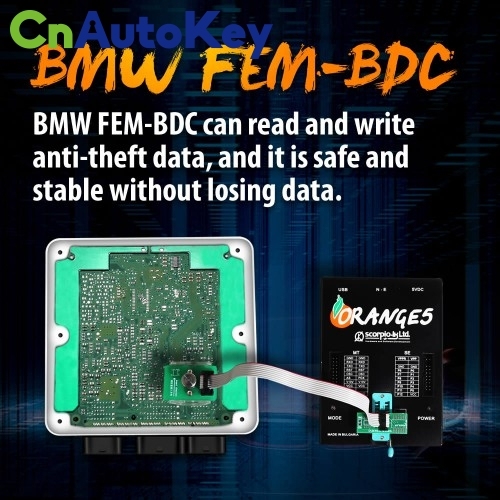 OEM BMW FEM-BDC 95128/95256 Chip Anti-theft Data Reading Adapter 8Pin Adapter Work with VVDI Prog/CG Pro 9S12/Orange5
