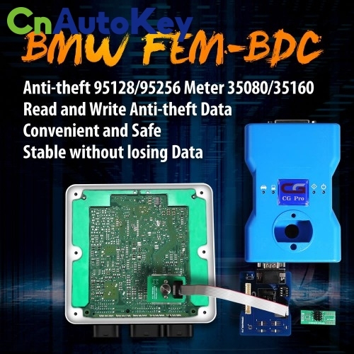 OEM BMW FEM-BDC 95128/95256 Chip Anti-theft Data Reading Adapter 8Pin Adapter Work with VVDI Prog/CG Pro 9S12/Orange5