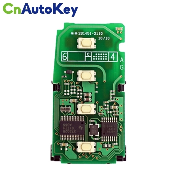 CN052025 For Lexus ES350, ES300H, GS350, GS450 2013+ Smart Key, 4Buttons, BC4EK P1 88 DST-AES Chip, 433MHz 89904-30C80 Keyless Go