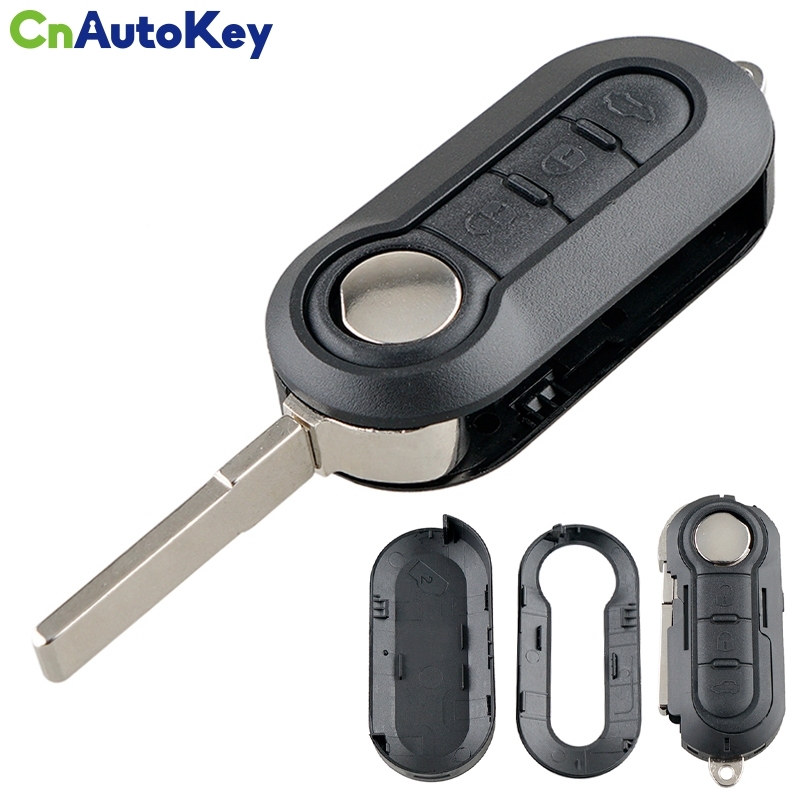 CN017002 3 button remote key PCF7946 ID46 chip 433MHZ key profile:SIP22 for for FIAT: Ducato, Bravo, 500L Key (M.Marelli BSI System)