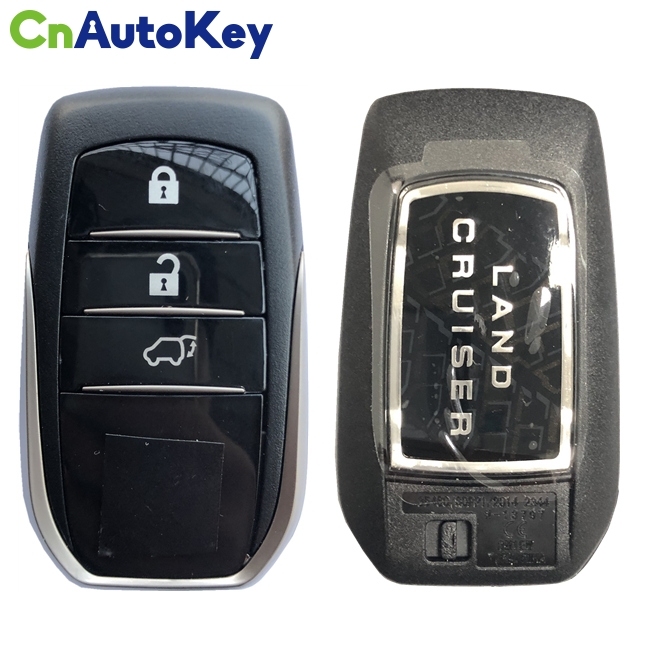 CS007076 For Toyota Land Cruiser Proximity Remote Fob 3 Buttons Key Fob Shell