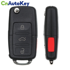 CN001100 For Volkswagen 4 Button Remote Flip Key Peps Fcc 5K0837202AK Chip 48 Can Pn NBG010206T