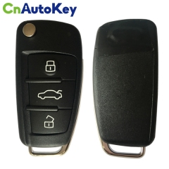 CN008023 Audi A6L Q7 Flip Remote Key 3 Buttons 868MHz 8E Transponder  4F0 837 220 AK