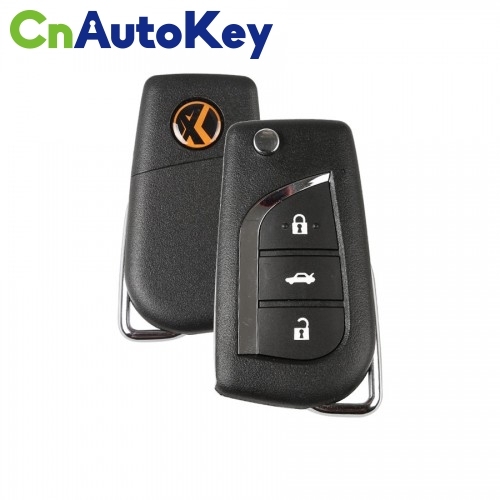 XNTO00EN Wireless Remote Key Toyota Flip 3 Buttons Enlgish 5pcs/lot