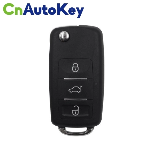 XKB510EN Wire Remote Key VW B5 Flip 3 Buttons Waterproof English 5pcs/lot