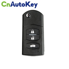 XKMA00EN Wire Remote Key Mazda Flip 3 Buttons English 5pcs/lot
