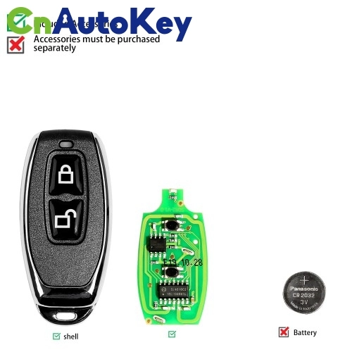 XKGD12EN Wire Remote Key Garage Door English 5pcs/lot