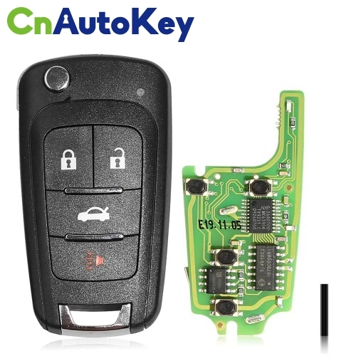 XNBU01EN Wireless Remote Key Buick Flip 4 Buttons English  10pcs/lot