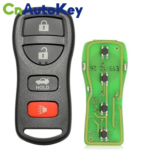 XKNI00EN Wire Remote Key Nissan Separate 4 Buttons English 5pcs/lot