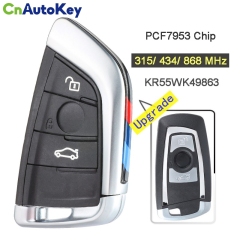 CN006095 315 434 868MHz PCF7953 Chip CAS4+FEM KR55WK49863 Upgraded 3 Button Remote Key Fob for BMW 1 2 3 4 5 6 7 Series X3 M2