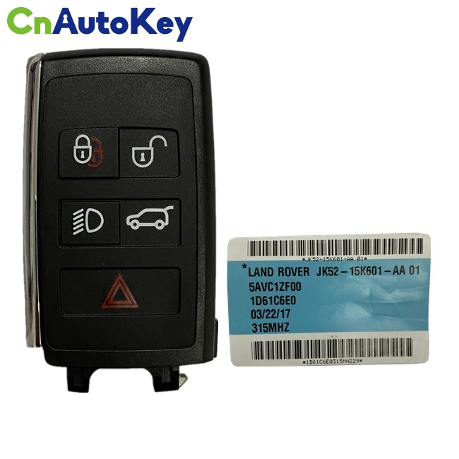 CN004035 New Smart Remote Key Fob 315MHz 5 Button for LAND ROVER PEPS ...