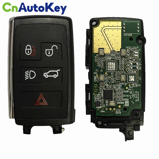 CN025011 New Smart Remote Key Fob 434MHz 5 Button for Jaguar  PEPS(SUV) J9C3-15K601-BB 5AVG13F03-AE