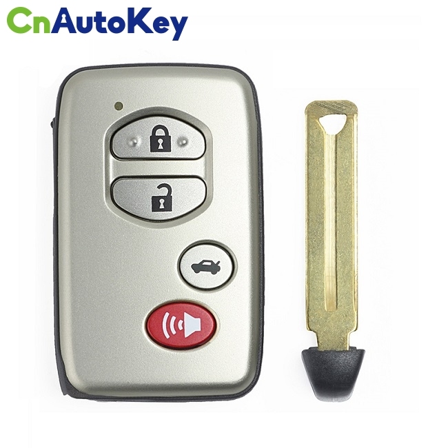 CN007201 For Toyota Aurion 2007+ Smart Key, 4Buttons, B53EA A433 P1 D4 4D-67, 433MHz Gray 89904-33100 Keyless Go