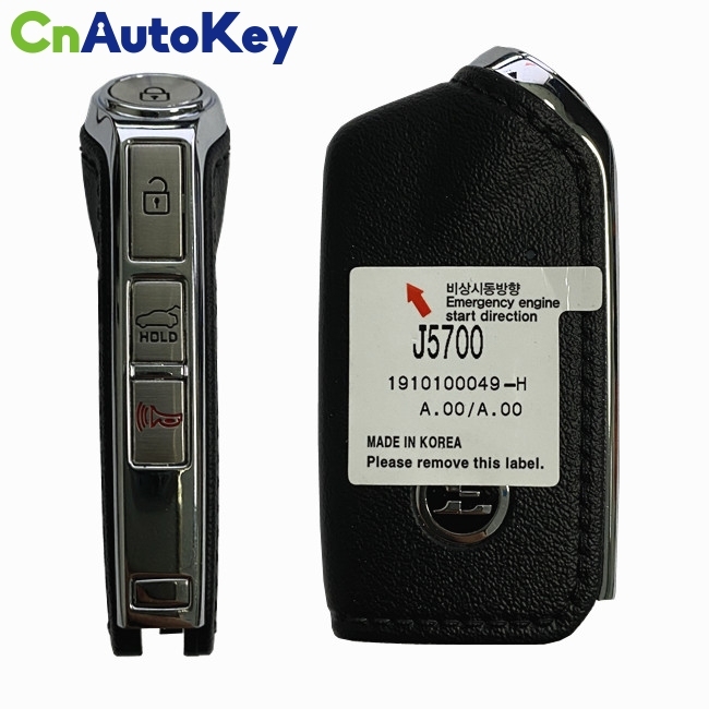 CN051119 For KIA 2020 Genuine Smart Remote Key 4 Buttons 433MHz HITAG 3 Transponder 95440-J5800