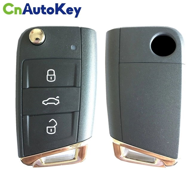 CN001105 Original 3 Buttons 434 MHz MQB Type Flip Remote Key for Skoda Octavia 2012-2018 - 5ED 959 752