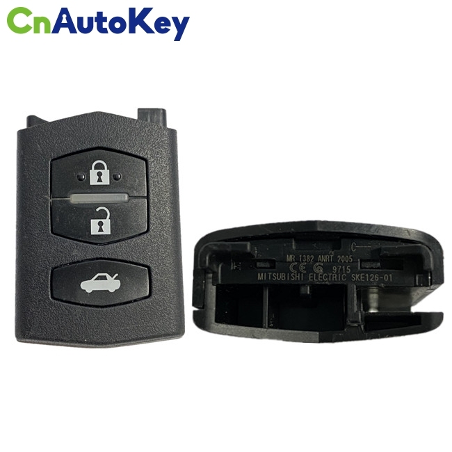 CN026022 Genuine Mazda 3, 6, CX-7 2007+ Flip Remote Control Part, 3Buttons, SKE126-01, 433MHz CC51-67-5RYC