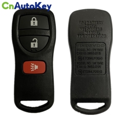 CN027073 Nissan Navara 2008-2015 VDO Genuine Remote 315MHz 3 Buttons 28268-EW800