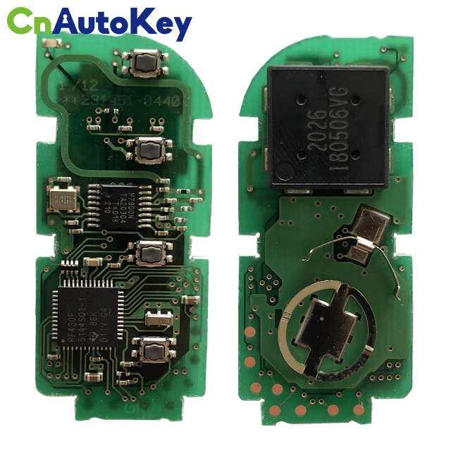 CN052042 ORIGINAL Smart Key for Lexus ES 350 2019+/ Buttons:3+1 / Frequency:434MHz / Transponder:Texas Crypto/ 128-bit/ AES / First Page: AA / Blade s