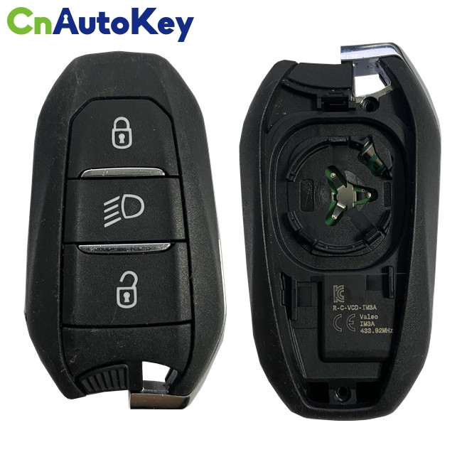 CN009043  2020 Peugeot 5008, 508   Smart Key, 3Buttons, IM3A HITAG AES NCF29A1, 434MHz Keyless Go