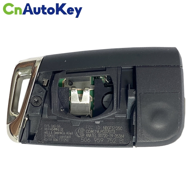 CN001108 Original 5G6 959752BL 5C Chip Flip Remote Keyless Go For VW TAYRON T-ROC Tiguan NBGFS125C