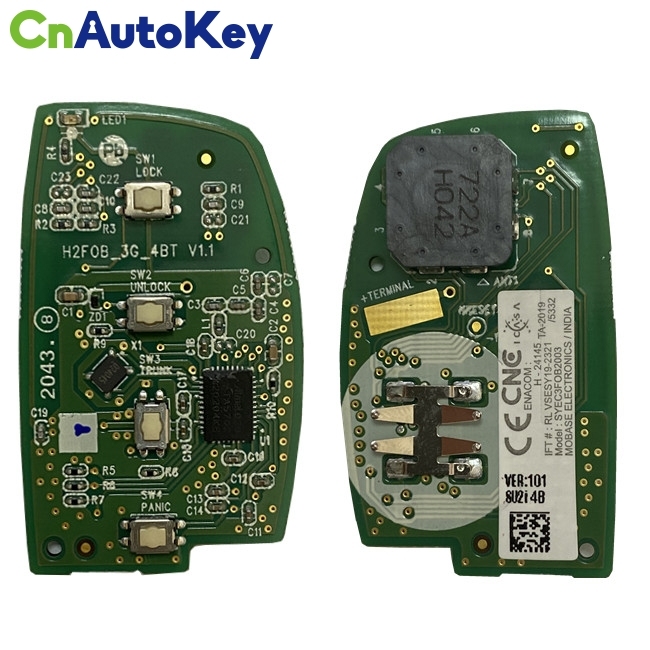 CN020170 Hyundai Creta 2021 Genuine Smart Remote Key 4 Buttons 433MHz 95440-BV100