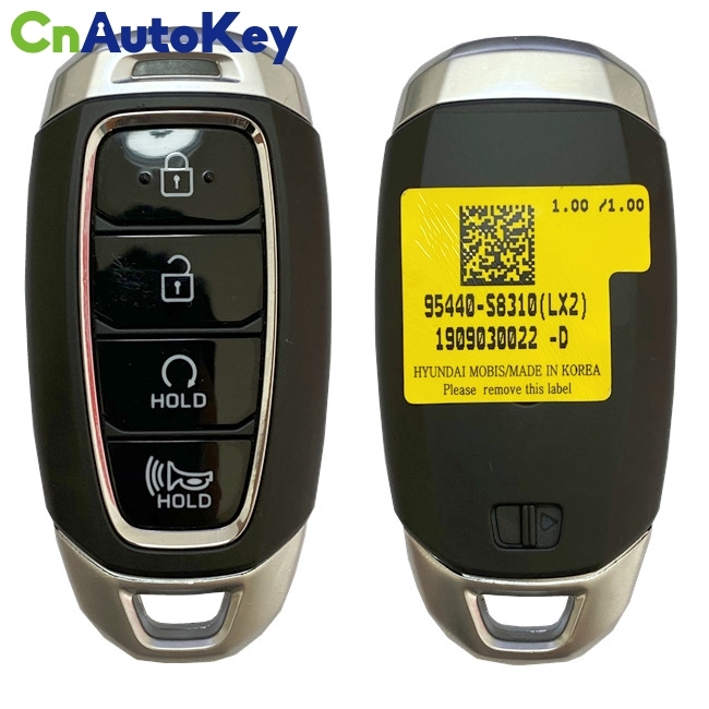 CN020162 2020-2021 Hyundai Palisade  4-Button Smart Key  PN 95440-S8310  TQ8-FOB-4F19