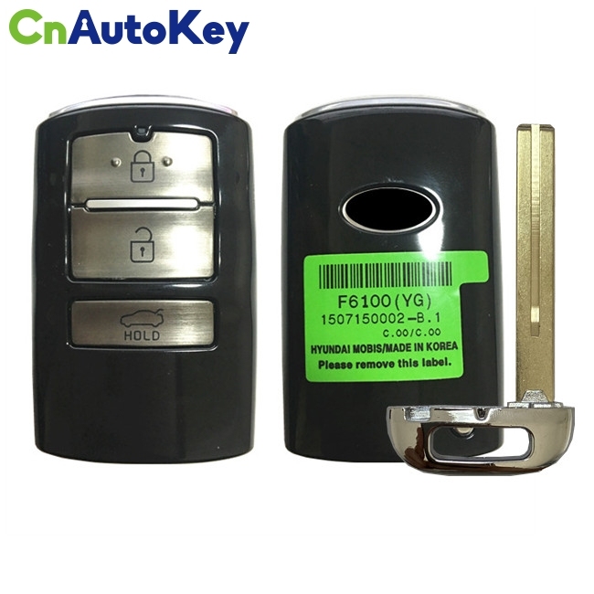 CN051040 2016-2018 KIA Cadenza Smart Key 3B – 433MHZ 47 Chip – 95440-F6100