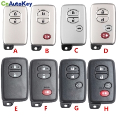CS007080 Replacement New Smart Remote Key Shell 234 Button for Toyota 4Runner Avalon Land Cruiser Prius Highlander Venza Prius V