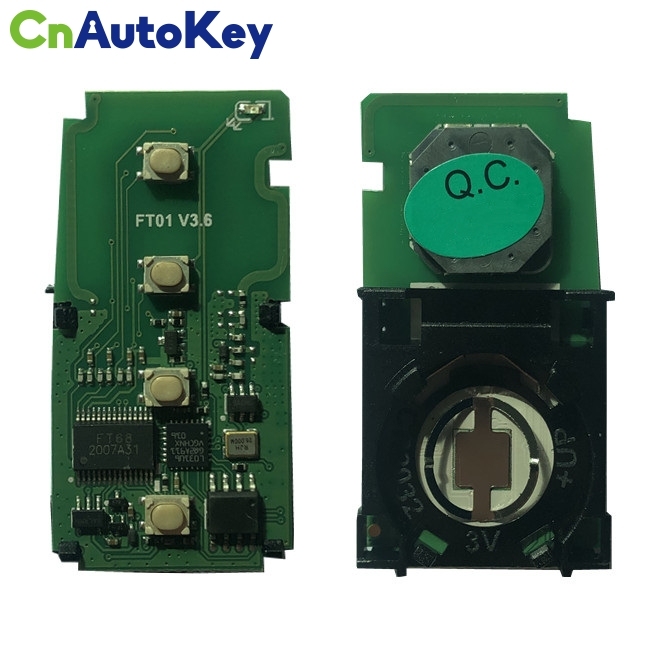 FT-P0020B Smart Key Universal Remote Key for Toyota 8A Support Renew and Rewrite for KH100 K518