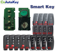 FT-P0020B Smart Key Universal Remote Key for Toyota 8A Support Renew and Rewrite for KH100 K518