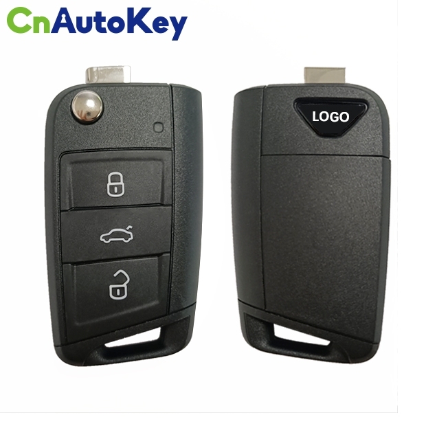 CN001125  For 2019 Volkswagen jetta 3 Button Flip Key Fob Remote 5CG 959 752 D 434mzh NCP2161W chip Keyless GO