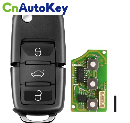 Xhorse XKB501EN B5 Wire Remote Key VW B5 Flip 3 Buttons English