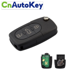 CN008085 Audi A3 433Mhz 3 Button Car Remote Key for AUDI 4D0837231A 4D0837231K 4D0837231N Flip Fold ID48 Chip