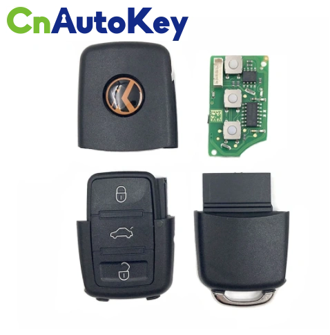 Xhorse XKB501EN B5 Wire Remote Key VW B5 Flip 3 Buttons English