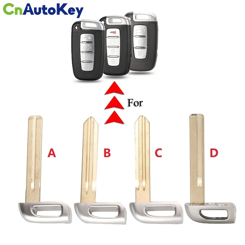 CS020026 Remote Smart Car Key Blade For Kia K2 K5 Sportage Forte For Hyundai Elantra IX35 Sonata Insert Emergency Uncut Key Blade