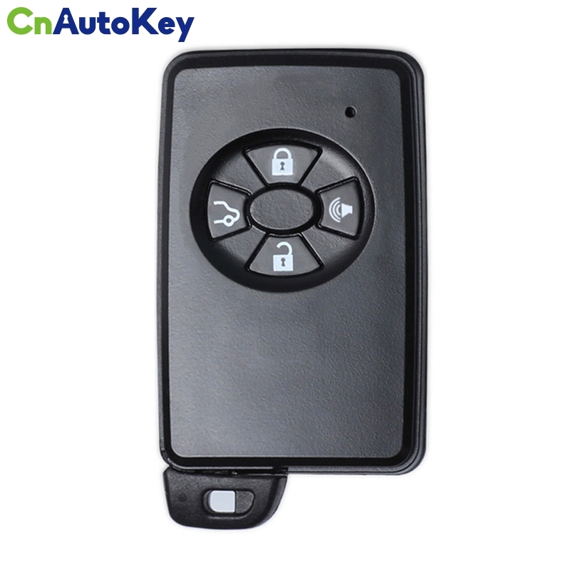 CS007097 for Toyota Replacement Smart Card Remote Car Key Shell Case Cover 2 /3 /4 Buttons with Uncut Blade