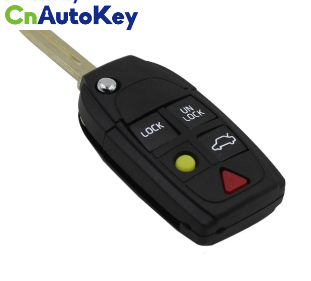 CN050010 5 Buttons Remote Flip Folding Key Remote For Volvo XC70 XC90 V50 V70 S60