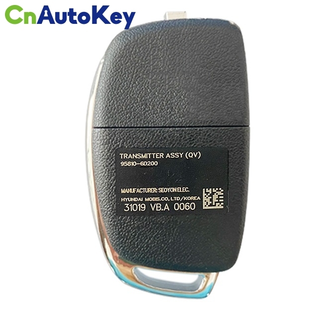 CN020184 ORIGINAL Flip Key for Hyundai 433 Mhz 4D60 80 Bit,Part No 95810-6D200