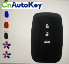 SCC013010 Key fob case 3 Buttons Remote Silicone Car Fob Key Case Cover for toyota