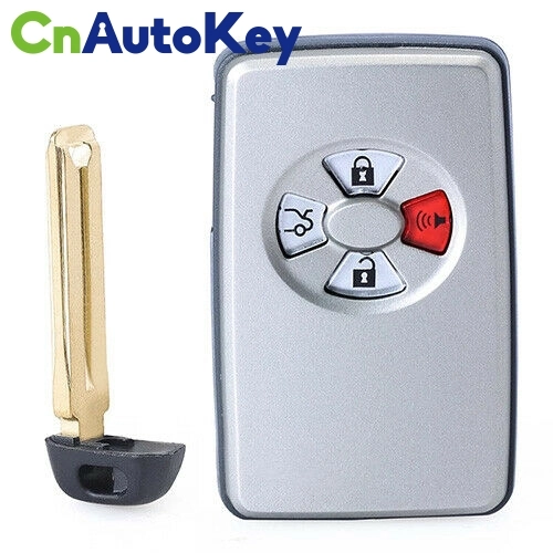 CN007219 Toyota Avalon 2005+ Smart Key, 4Buttons, HYQ14AAF P1 D4 4D-67, 315MHz Light Gray 89904-07030 Keyless Go