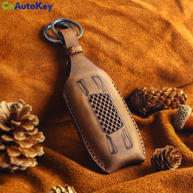 CS008032    Genuine Leather Remote Key Case Cover For Audi Smart Car Styling For Audi B6 B7 A4 A5 A6 A7 A8 Q5 R8 TT S5 S6 S8 Key Bag