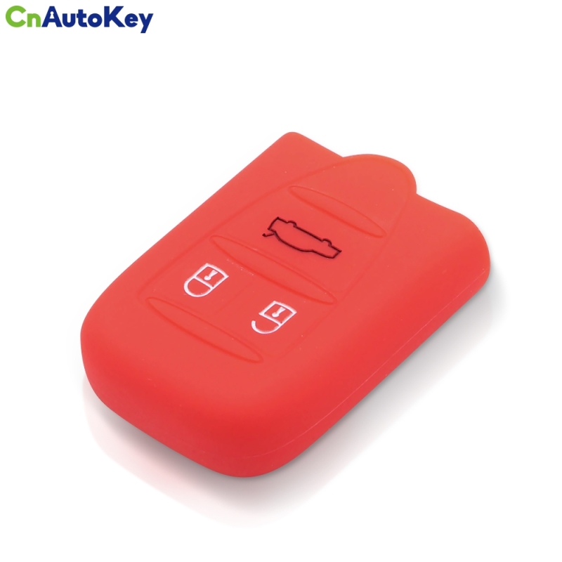 CS092012   10x For Alfa Romeo Brera 159 GT 946 Spider 156 Q4 Auto Remote Fob Cover 3 Button Silicone Car Key Case