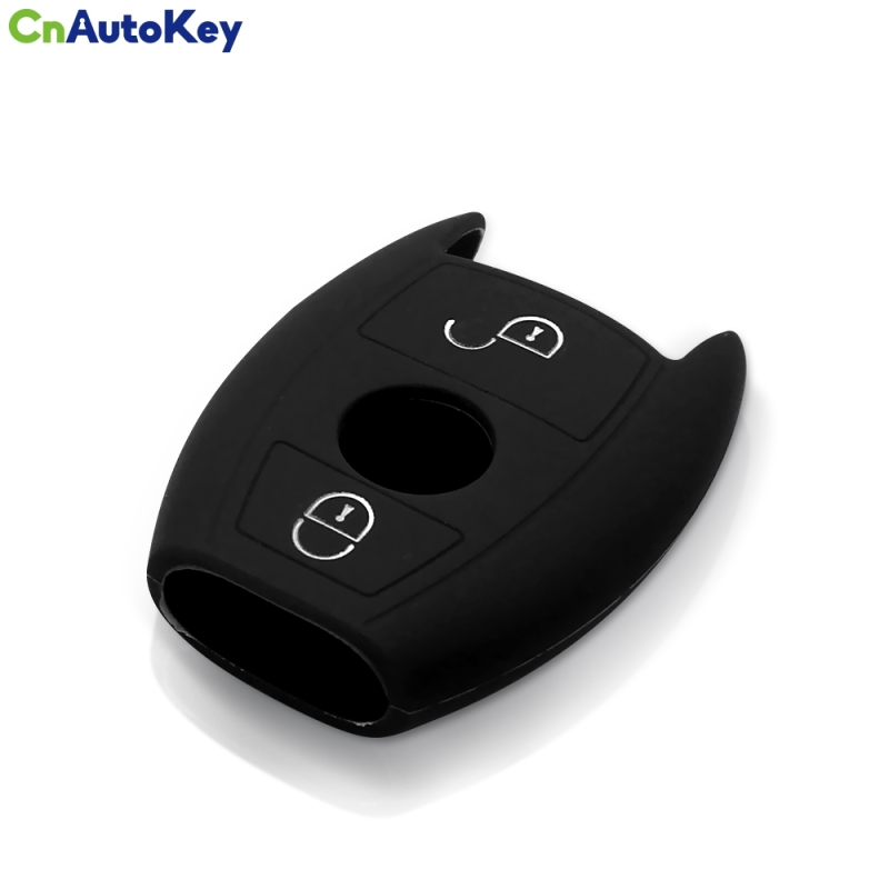 CS002041    10X For Mercedes Benz CLS CLA AMG GL R SLK A B C S Remote Key Case 2/3 Buttons Key Rings Silicone Car Key Cover Shell